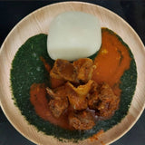 Fresh fufu wrap