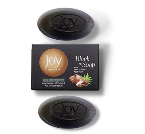 Joy Black Soap with Shea Butter & Aloe Vera - All Natural