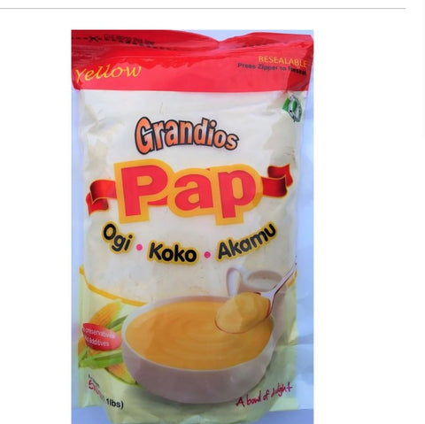 Grandios Fresh Pap - Yellow | Ogi | Akamu | Koko - 500g